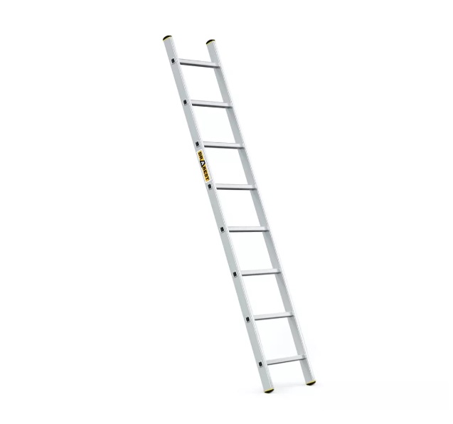 Alu ljestve jednodijelne 8 gazišta
